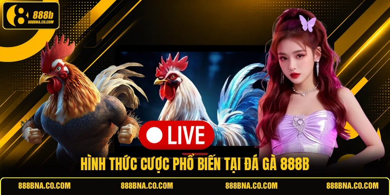 Hình thức cược phổ biến tại đá gà 888B