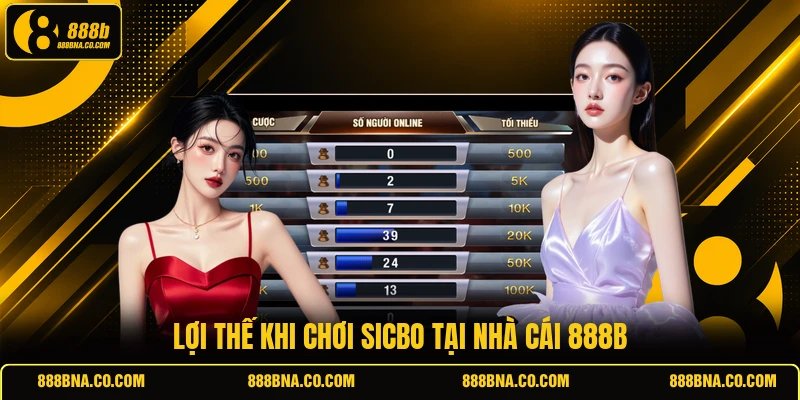 Lợi thế khi chơi Sicbo tại nhà cái 888B