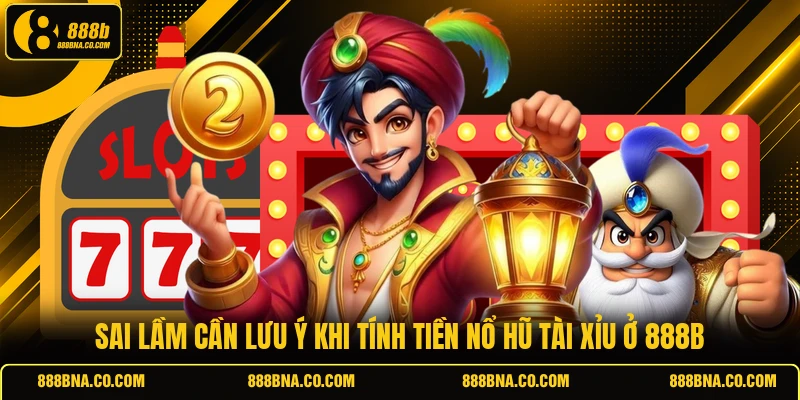 Sai lầm cần lưu ý khi tính tiền nổ hũ tài xỉu ở 888B